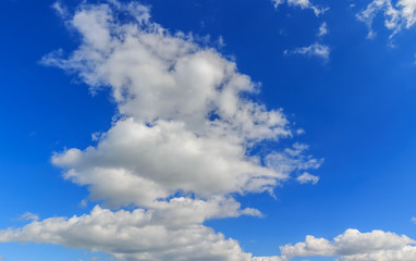 Sky with light clouds