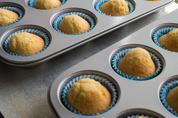 making muffins
