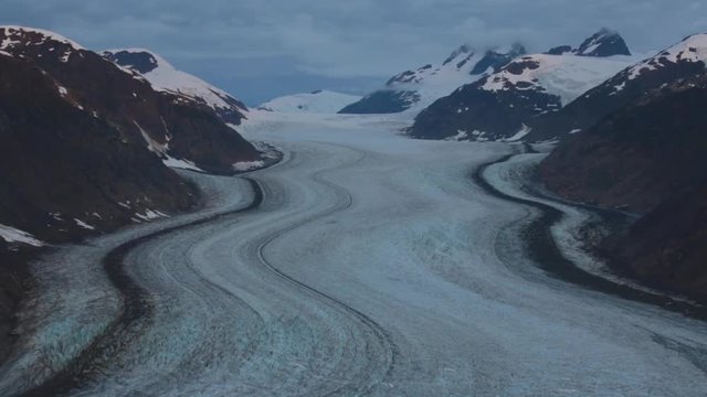Salmon glacier in Stewart, Canada