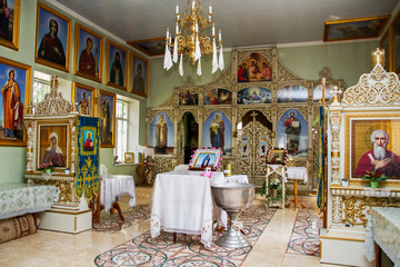 nside interior of orthodox church
