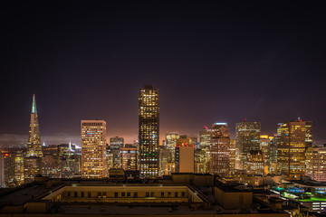 Obraz na płótnie Canvas San Francisco at Night