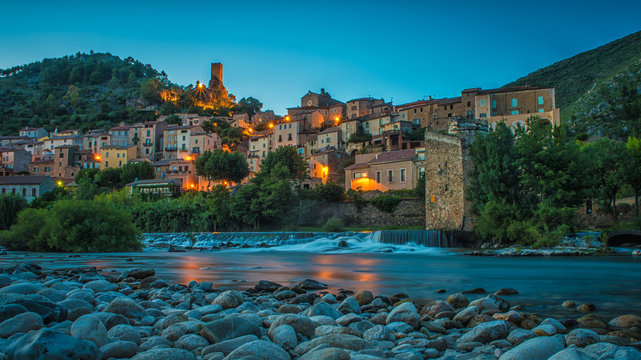 Roquebrun Over the Orb