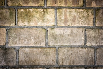 Old concrete block wall background