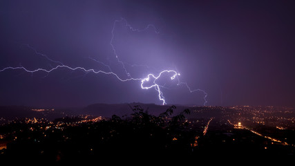 Fototapeta na wymiar Sucre lightning