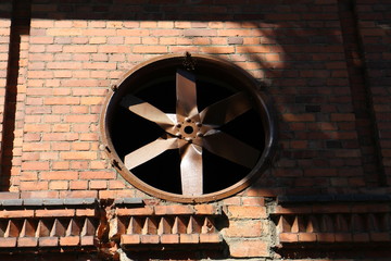 Ventilation in building of stud farm Albertovec, North Moravia, Czech republic