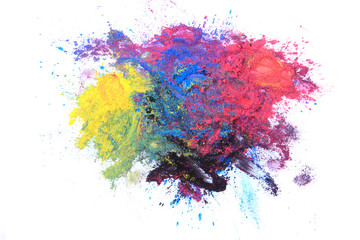 cmyk toner powder (cyan, magenta, yellow, black)