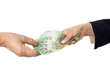 Australian dollar banknotes