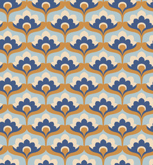 seamless vintage floral pattern - 121528941