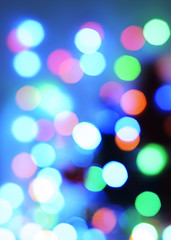 Fototapeta premium Abstract Multicolor bokeh lights backgrounds textures