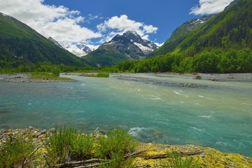 River in valley