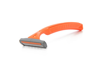 shaving razor on a white background