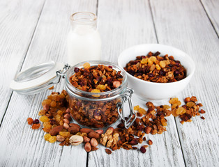 Homemade granola