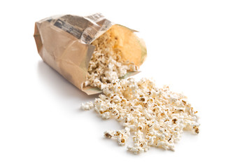 Tasty salted popcorn.