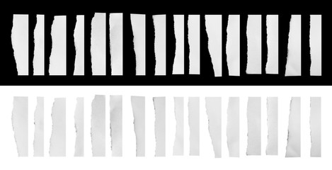 Ripped paper, space for advertising copy