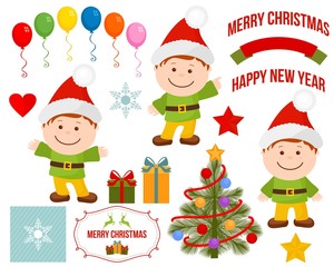 Boy Gnome Vector Illustrations