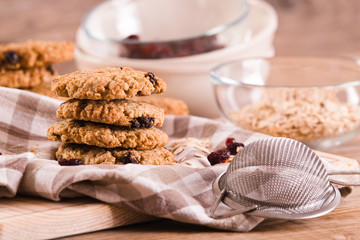 Oatmeal cookies. 