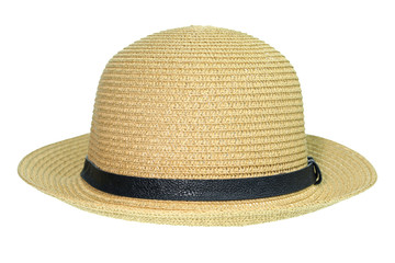 Straw hat isolated on white background