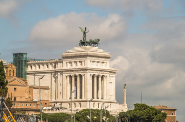 Obraz premium Rome is a city full of many beautiful and historical buildings and architectural detail