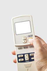 A Hand with remote control