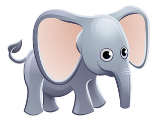 Elephant Animal Cartoon Character