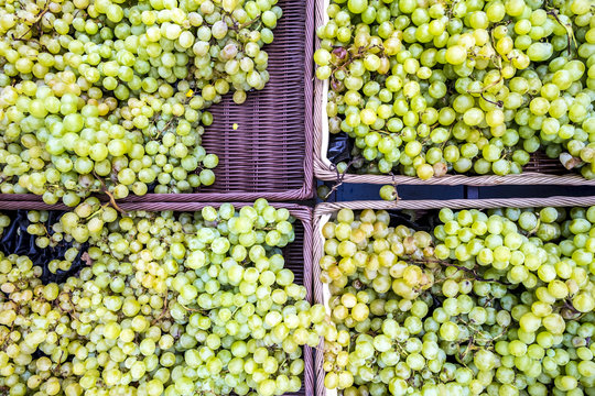 Grapes In A Market In Toulouse In France