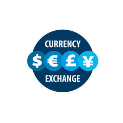 vector logo currency exchange