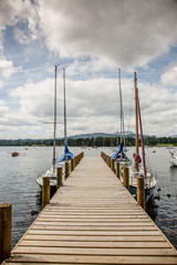 Boat Pier ambleside lake district