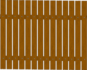 Wooden Fence - vector