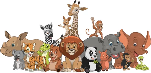 Funny kids animals