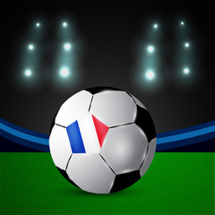 Naklejka premium Football background