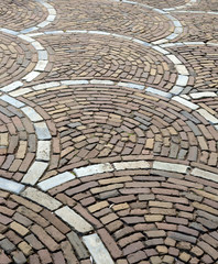 Beautiful paving stone, pavement Netherlands, Europe