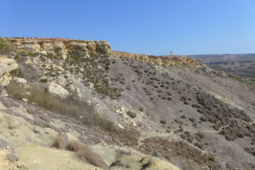 Fototapeta na wymiar Desert slope