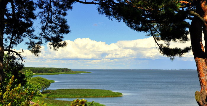 Herrliche Aussicht auf das Meer