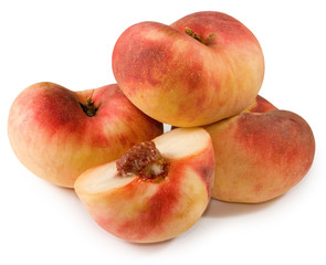 image of peaches on the table close up