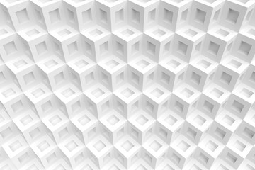 White Cubes Background