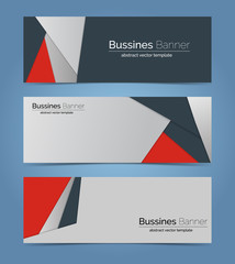 abstract corporate business banner templat