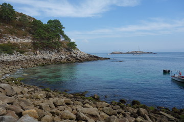 Fototapeta na wymiar Cies islands,Vigo,Spain