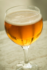 Full lager beer cup