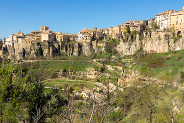 Fototapeta na wymiar General view of the historic city of Cuenca, Spain