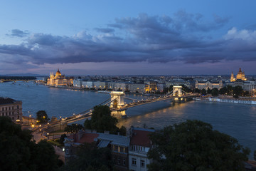 Fototapeta na wymiar Skyline of Budapest - Hungary