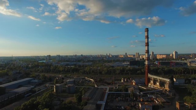 industry. aerial view.