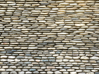 Cobblestone wall seamless background