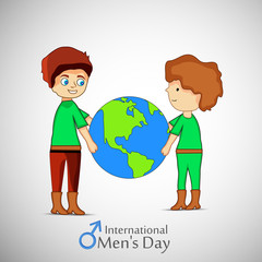 Illustration of Men's Symbol for International Men's Day