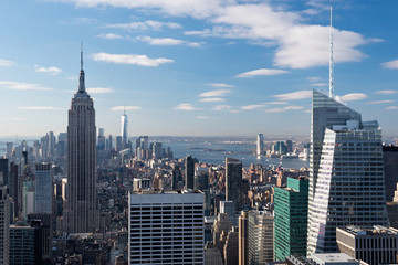 Skyline of Manhattan, New York, USA
