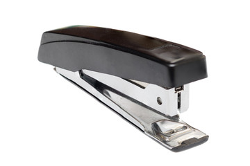 Metal stapler isolated on white background