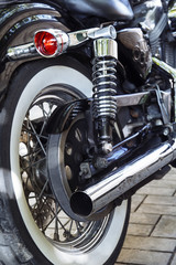 Obraz premium parts of motorcycles