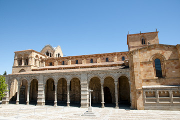 Fototapeta premium St Vincent Basilica - Avila - Spain