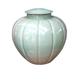 jar vase adorn decorative Isolated white background