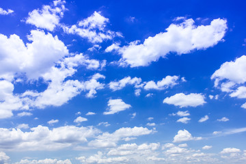 sky Background blue sky with white clouds for design pattern and