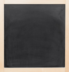 Black background or blackboard texture with wooden boarder